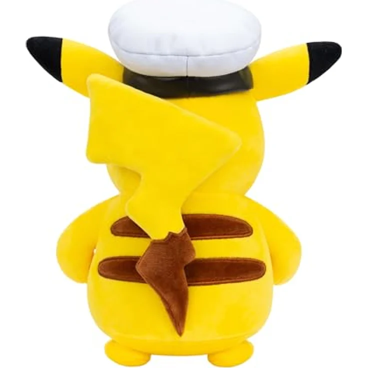Pokémon Captain Pikachu Plüsch, 20 cm kuscheliges offizielles Pokémon-Kuscheltier – Bild 4