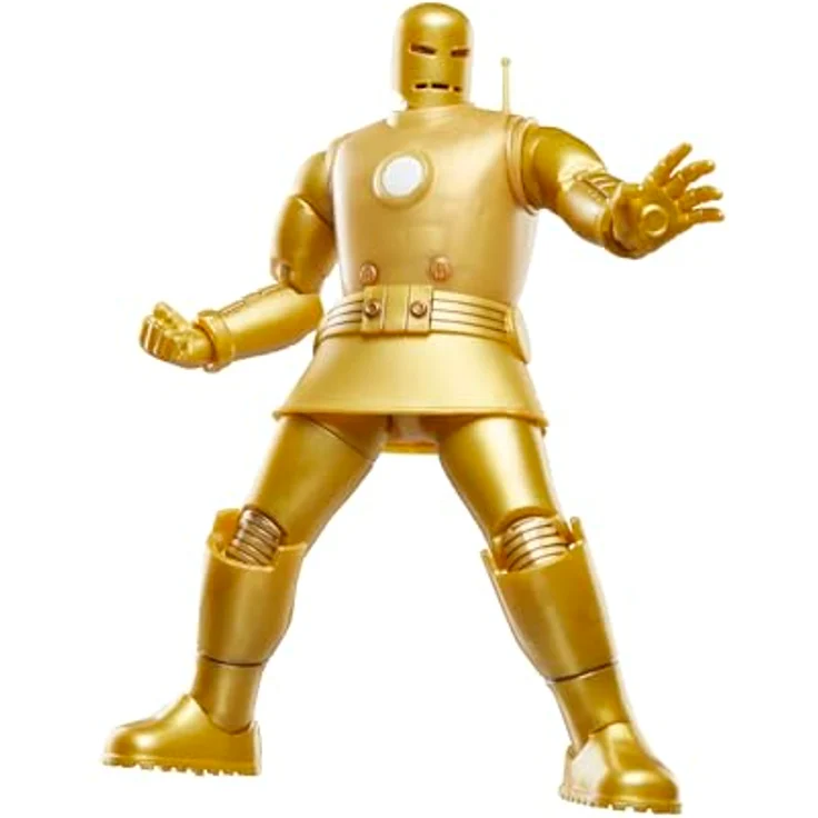 Marvel Legends Iron Man (Model 01 - Gold), 15 cm Action-Figur mit 7 Accessoires und 20 beweglichen Punkten – Bild 5