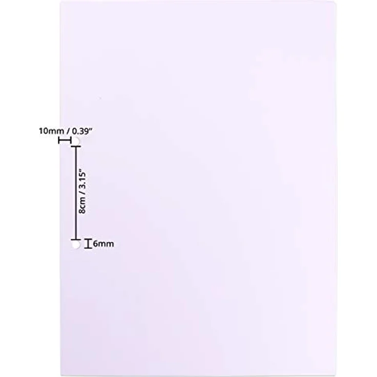 Belle Vous Hochwertiger 2-Loch-Locher Groß - 70 Blatt Kapazität - Abstand der Löcher 8 cm - Schreibtisch Locher für Ordner -Locher Schwarz mit Verriegelbarem Griff - Geeignet für Haus, Büro und Schule – Bild 4