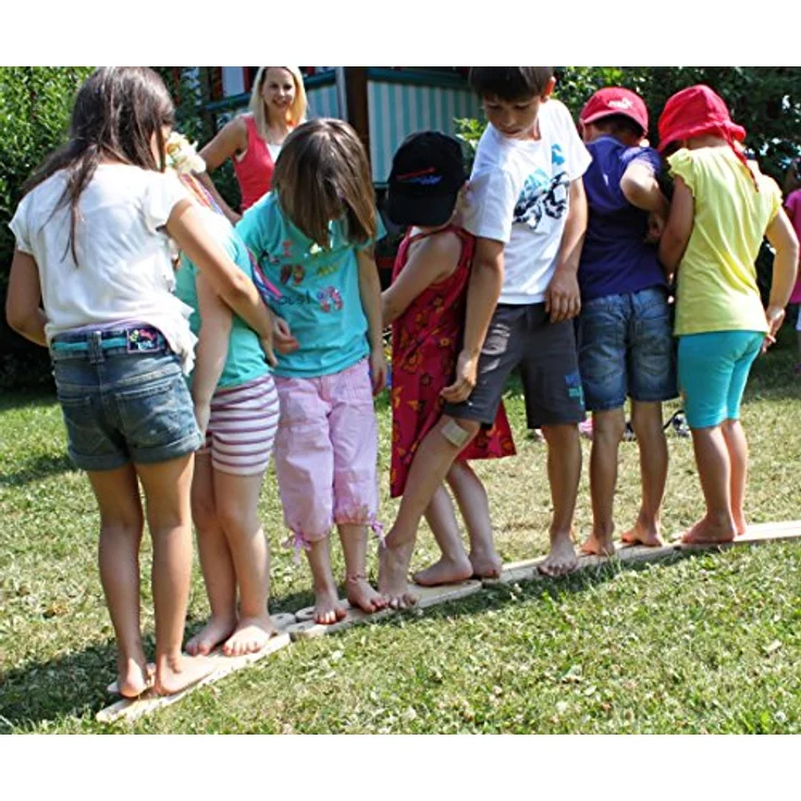 Pedalo Teamspiel-Box Zwei, Wurfspiele mit 8 Wegelementen und variablen Schwierigkeitsgraden, rot/gelb – Bild 8