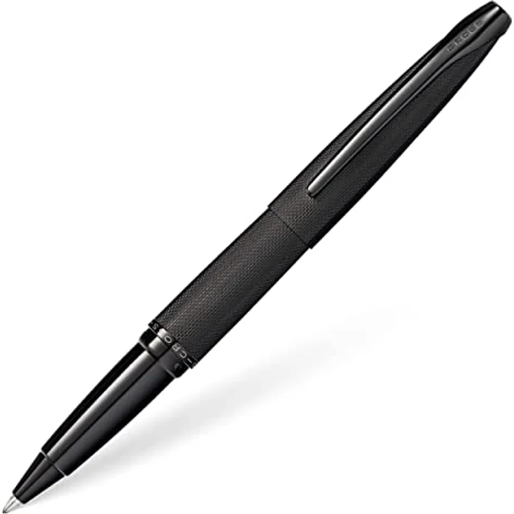 Cross ATX Roller, eleganter Kugelschreiber mit dokumentenechter Gel-Tinte und Free Ink System, schwarz, 1 Stück in Geschenkbox – Bild 1