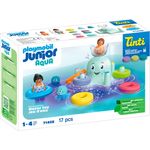 Playmobil® Bunter Tintenfisch, inkl. 3 Tinti-Badetabletten (71438) Konstruktions-Spielset, (17 St), JUNIOR AQUA & Tinti, Made in Europe