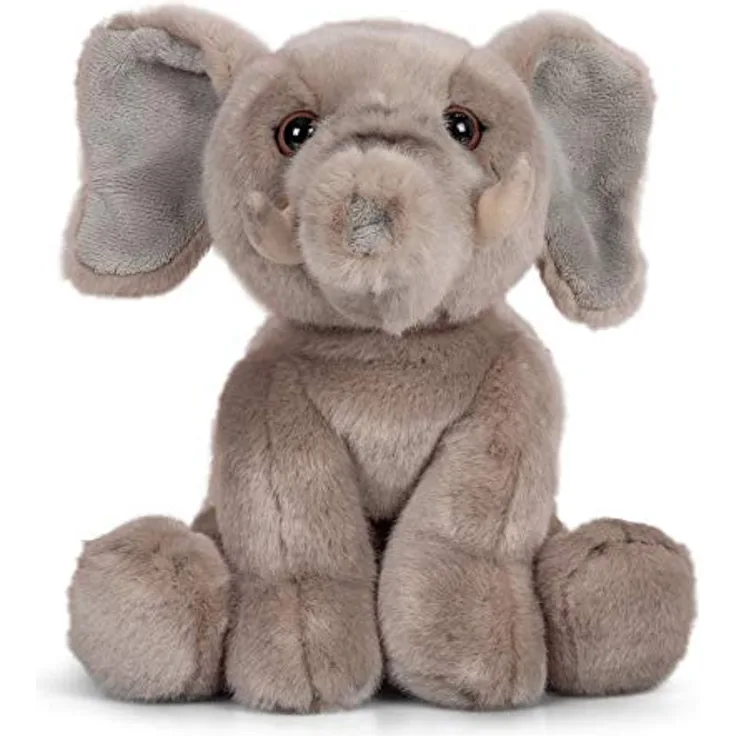 Animigos Plüschtier Elefant, Stofftier im realistischen Design, kuschelig weich, ca. 23 cm groß