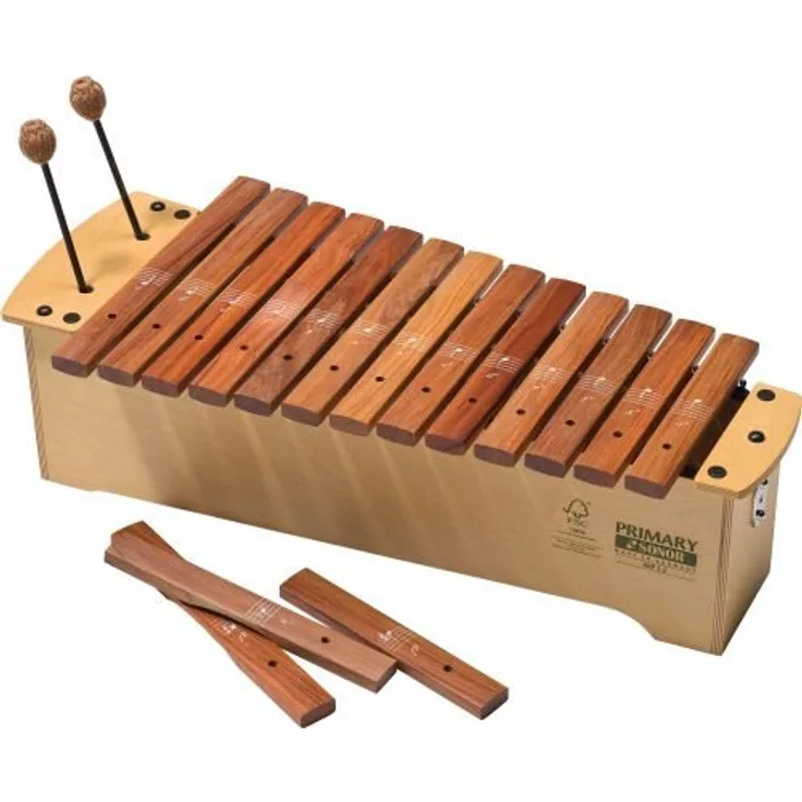 Sonor AXP 1.1 Alt Xylophon Primary Line, mit Notenlinienaufdruck und Birkenholz-Resonanzkasten, Grundton-Stimmung