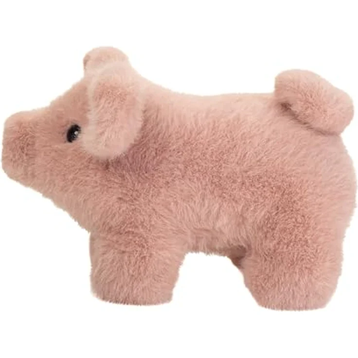 Teddy Hermann Schwein Stella, stehend 23 cm, rosa Plüschtier mit liebevollen Details und weichem Fell – Bild 3