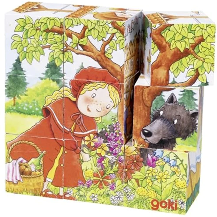 Goki 57542 - Würfelpuzzle - Märchen - Preisvergleich – Bild 2