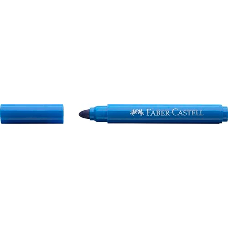 Faber-Castell Jumbo Filzstift - 12er Etui, lebendige Farben, sicher und ungiftig – Bild 4