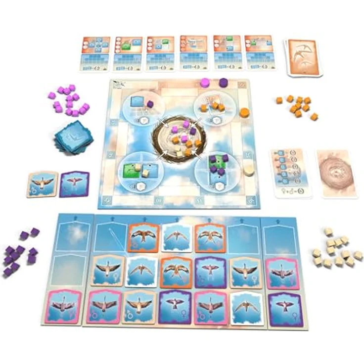 Zoch Über den Wolken, strategisches Brettspiel für 2-4 Spieler ab 10 Jahren mit Manöver-Karten und spannenden Flugformationen – Bild 3