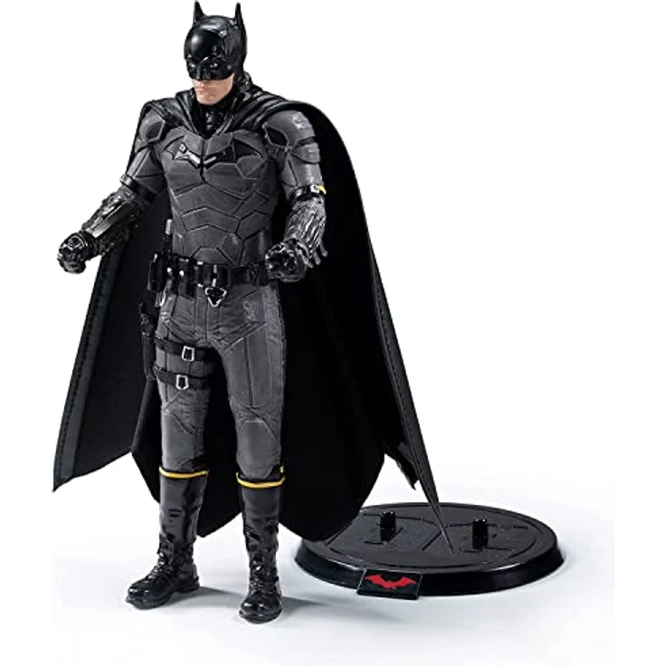 BendyFigs The Batman Movie, Biegefigur Batman, 18,5 cm, Mehrfarbig, aus PVC und ABS – Bild 2
