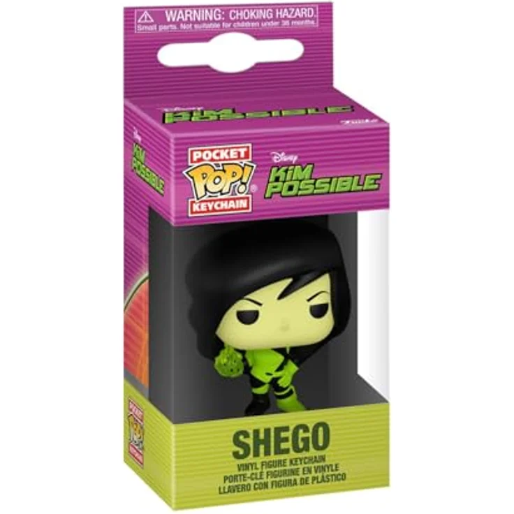 Funko POP! Keychain: Kim Possible - Shego, Mini-Vinylfigur aus hochwertigem Vinyl, ca. 11,76 cm hoch – Bild 2