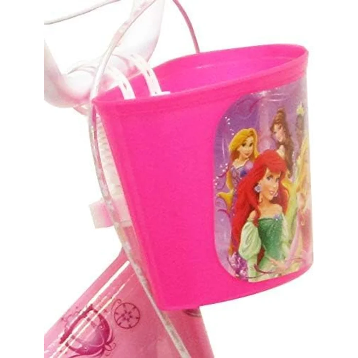 Disney Kinderfahrrad Princess, 1 Gang, 14 Zoll, pink, für Kinder mit Körpergröße 100 - 115 cm, mit Puppensitz – Bild 2