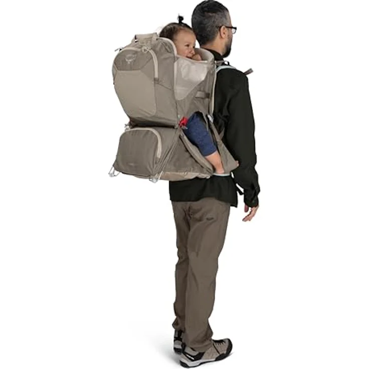 Osprey Poco LT, Babytrage für Outdoor-Aktivitäten, max. Traggewicht 22 kg, grau – Bild 13