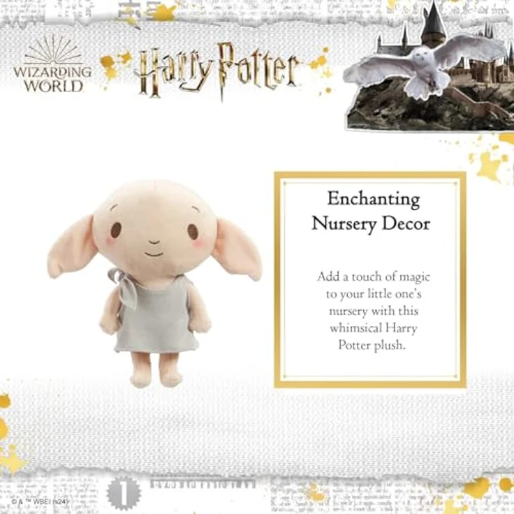 Rainbow Designs Limited Harry Potter Dobby Plüsch Elf, kleines Spielzeug für Kinder, Regenbogenfarbe – Bild 5