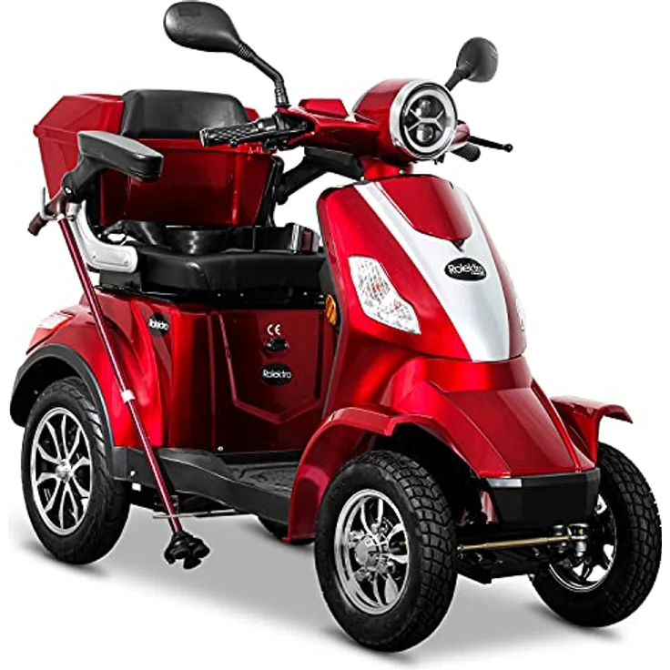Rolektro E-Quad 15 V.2-15 km/h Elektromobil 4-Rad - Seniorenmobil mit 50 km Reichweite - 1000W E-Mobil mit Zulassung – Bild 1