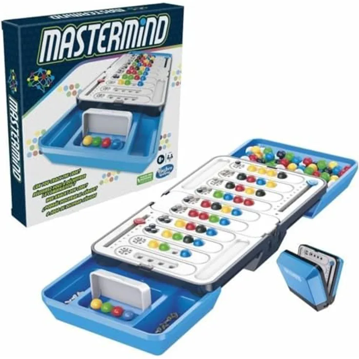 Mastermind Spiel für Familien und Kinder, Wer knackt den geheimen Farbcode, Geschenk für Familien, Familienspiel