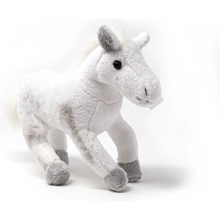 Cornelissen Kuscheltier Weißes Pferd, 18 cm, aus hochwertigem Material mit liebevollen Details