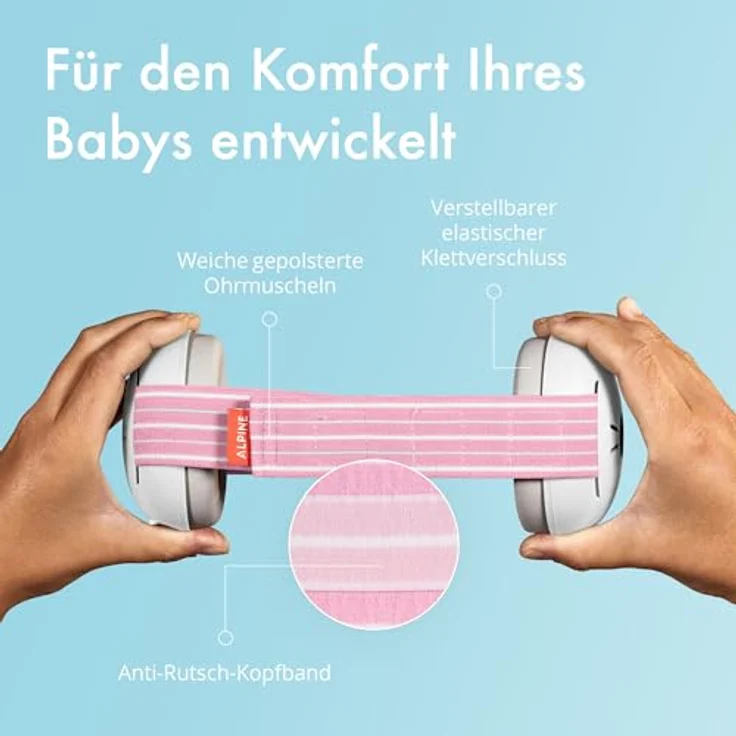Alpine 'Muffy Pink' Kinder Gehörschutz – Bild 4