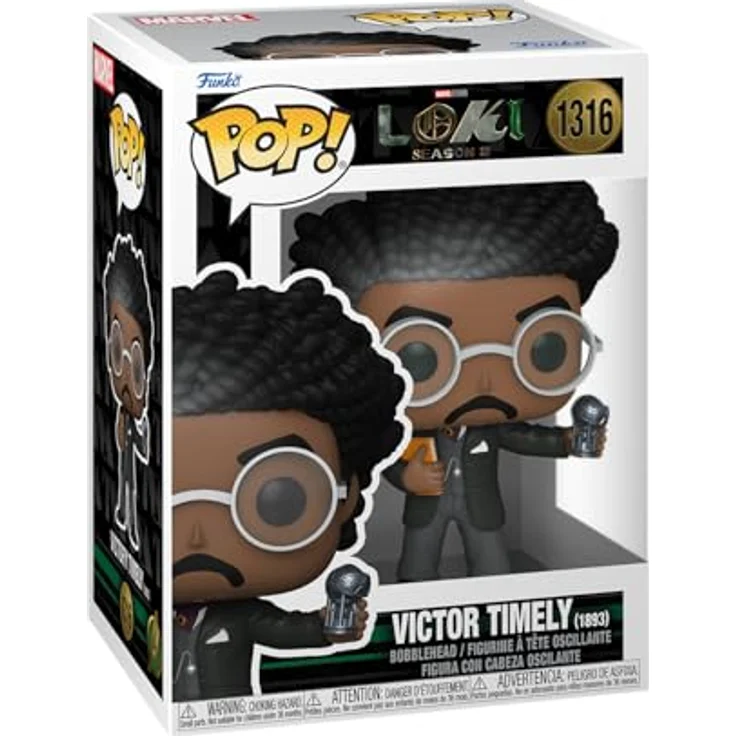 Funko Pop! Marvel: Loki - Victor Timely - Vinyl-Sammelfigur - Geschenkidee - Offizielle Handelswaren - Spielzeug Für Kinder und Erwachsene - TV Fans - Modellfigur Für Sammler und Display - 9,5 cm (3,75 Zoll) - Hochwertiges Vinyl Material - Ideal für Loki Fans – Bild 1