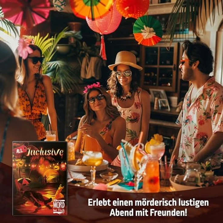 MORD bei Tisch Krimidinner, Mordfall für 4-6 Personen, All Inclusive Krimi Spiel ab 16 Jahren für mörderische Dinnerpartys – Bild 5