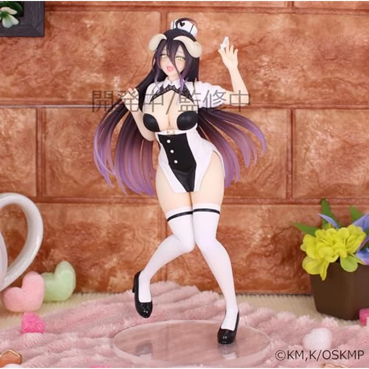 System Service Overlord Vivit PVC Statue Albedo Nurse Ver. 18 cm, detailreiche Sammelfigur in bedruckter Box – Bild 2