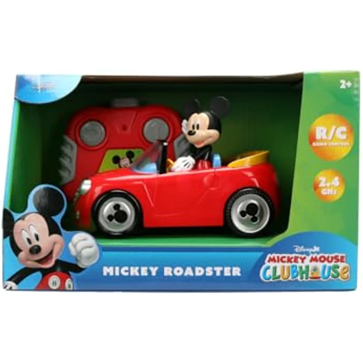 Jada Mickey Roadster 1:32, Ferngesteuertes Auto mit 2.4 GHz Funksteuerung, 14 cm Länge, geeignet ab 3 Jahren – Bild 11