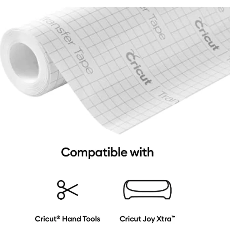 cricut™ Joy Xtra Transferfolie für Vinylfolien, 24,1 x 91,4 cm, einfache Anwendung für gemusterte und holografische Vinyls – Bild 6