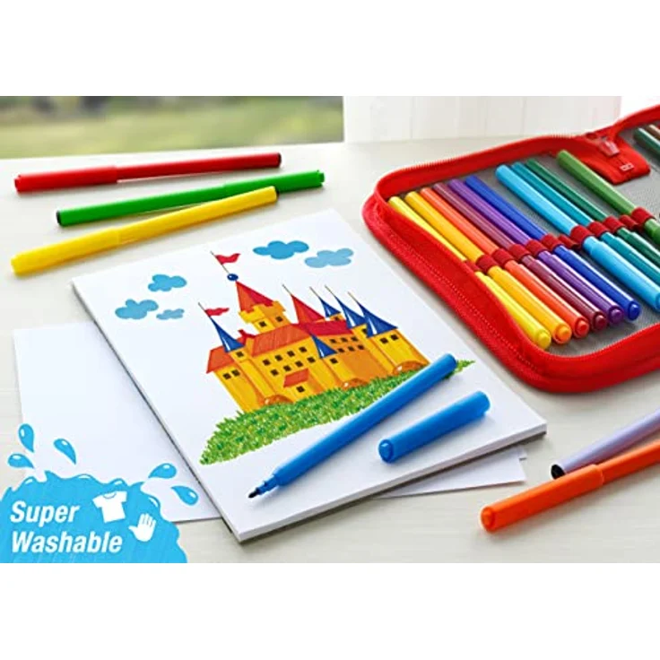 Faber-Castell 554202 - Filzstift Castle, 24er Kartonetui – Bild 2