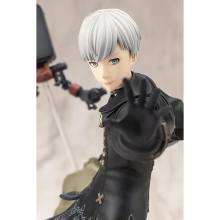 Kotobukiya Nier:Automata Ver. 1.1a ARTFX J Statue 1/8 9S, detailreiche PVC Sammelfigur, 18 cm, zusammensteckbar – Bild 6