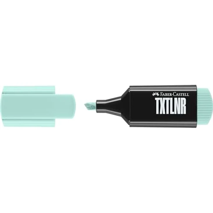 Faber-Castell Textmarker TXTLNR Pastell, 4er Set mit langlebiger Keilspitze, Strichstärke 1-3 mm, nachfüllbar, wasserbasierte Tinte – Bild 4