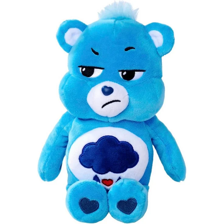 Glücksbärchis Plüschfigur, Kuscheltier ca. 23 cm aus Polyester, weiches Stofftier für Kinder, farbenfroh und liebevoll gestaltet