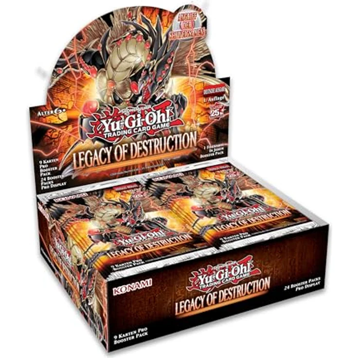 Yu-Gi-Oh! TRADING CARD GAME Legacy of Destruction – Display – 1. Auflage – Deutsche Ausgabe, Mehrfarbig – Bild 1