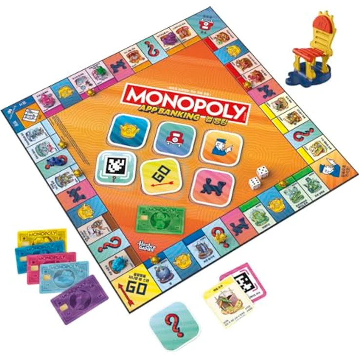 Hasbro Gaming Monopoly App Banking Brettspiel, englische Fassung mit digitaler Geldverwaltung und Minispielen – Bild 4