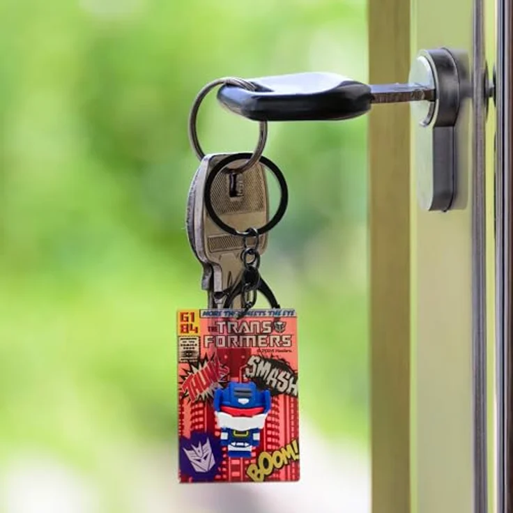 Thumbs Up Transformers Thumbs up Schlüsselanhänger, 3D Soundwave Design aus robustem Acryl mit Karabinerhaken – Bild 2