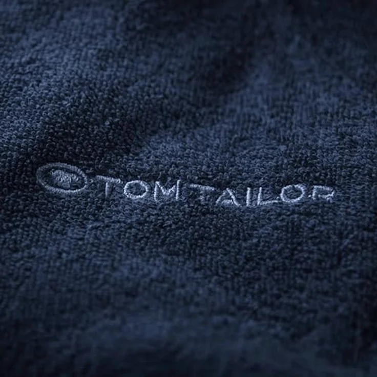 TOM TAILOR Junior Surf Poncho, 140-158cm, Kuscheliger Frottier-Poncho aus 100% Baumwolle in Blau (Dark Navy), mit Kapuze und Bauchtasche – Bild 3