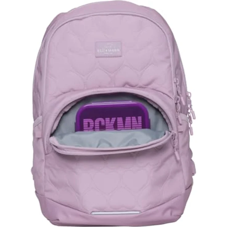Beckmann Norway Schulrucksack Sport Junior, ergonomisch, 30L, wasserdicht, mit Trinkflaschenfach und Regenhülle – Bild 3