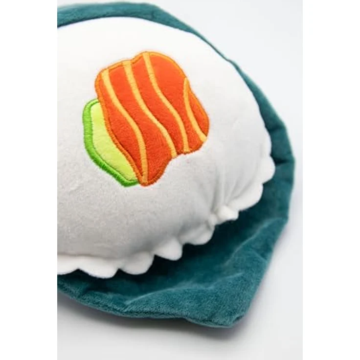 Joy Toy - Plushi Temaki (gestickt) Plüsch - Größe 11x17x34 cm - authentisches Sushi Design - ideal als Geschenk - verschiedene Sorten erhältlich – Bild 4