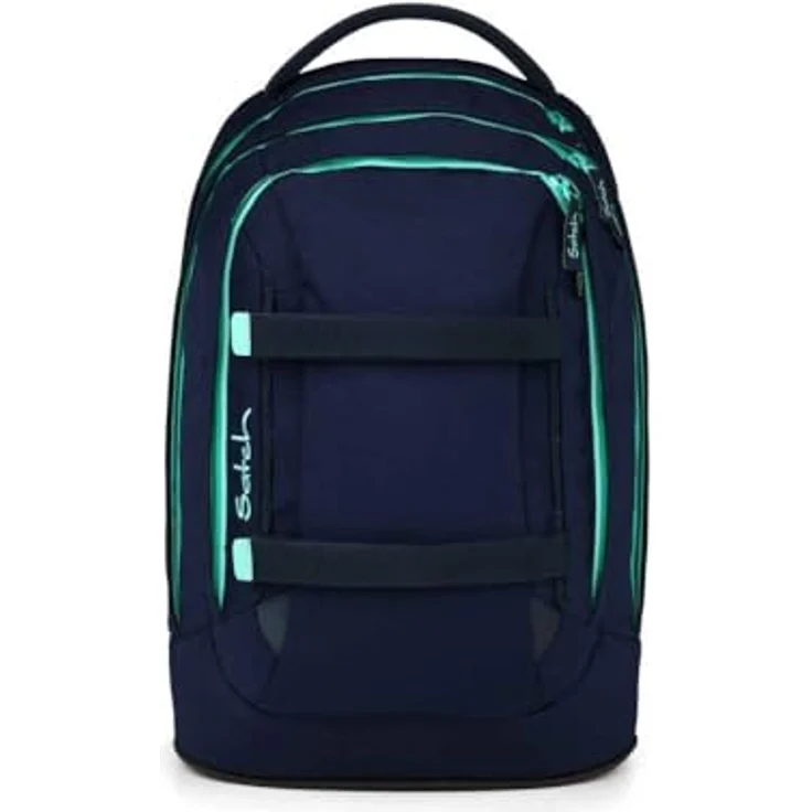 Satch Pack Schulrucksack Set 2tlg. mit Schlamperbox, 30 Liter Volumen, Ocean Mint – Bild 2