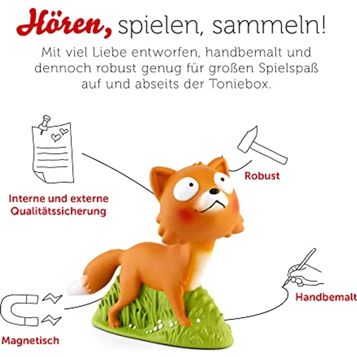Tonies Hörspielfigur Vom Fuchs, der ein Reh sein wollte, von Kirsten Boie, empfohlen ab 6 Jahren, 110 Minuten Laufzeit – Bild 3