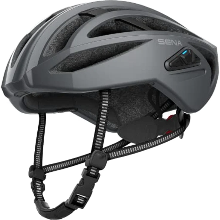 Sena R2 EVO matt grau Größe M Rennrad Smart Helm – Bild 2