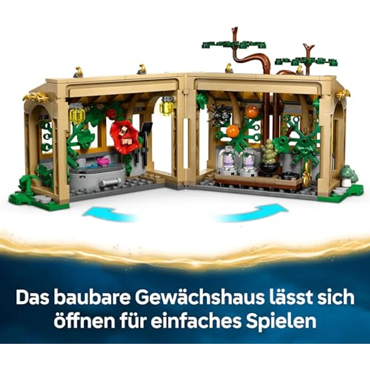 LEGO Harry Potter 76445, Kräuterkundeunterricht auf Schloss Hogwarts, 390-teilig für Kinder ab 8 Jahren – Bild 3