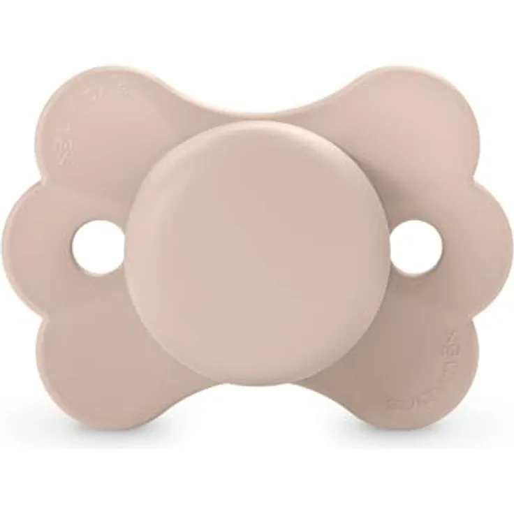 Suavinex Wonderland Schnuller, Schnuller für Babys 6-18 Monate mit physiologischem Silikon-Sauger SX Pro, symmetrisch und flach, rosa
