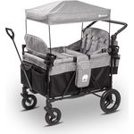 elvent ComfortPlus 4 Kinderwagen 4-Sitzer – faltbar, bis 80 kg, Sonnendach, Sitzpolster, 5-Punkte-Gurt, Fußbremse