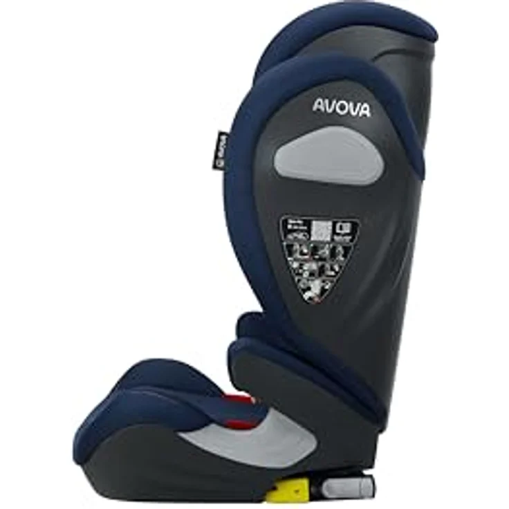 Avova Sora-Fix i-Size, Kindersitz ab 3,5 Jahre bis 12 Jahre (100 cm - 150 cm), mit Isofix, 5,5 kg, River Blue – Bild 7
