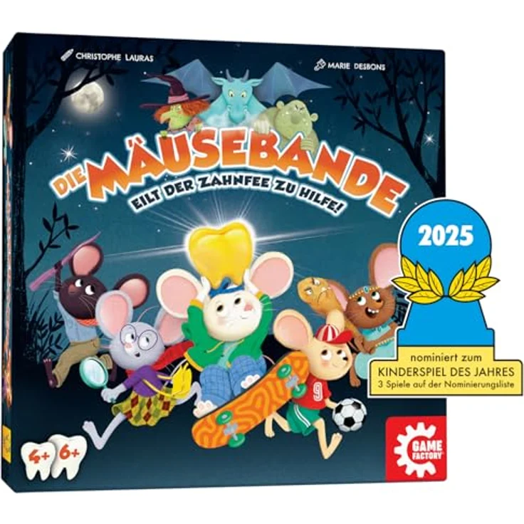Game Factory Die Mäusebande, Brettspiel zur Teamkooperation mit spannender Zahnfee-Mission – Bild 1