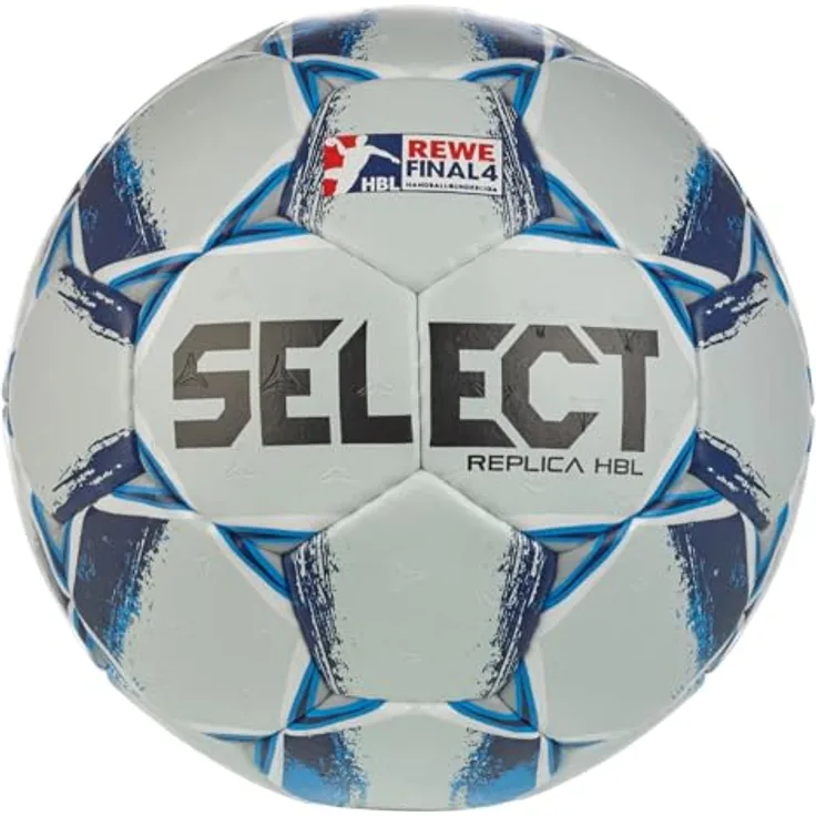 Select Handball Replica HBL v24 Hellblau 3, Trainingsball mit guter Griffigkeit und EHF-APPROVED