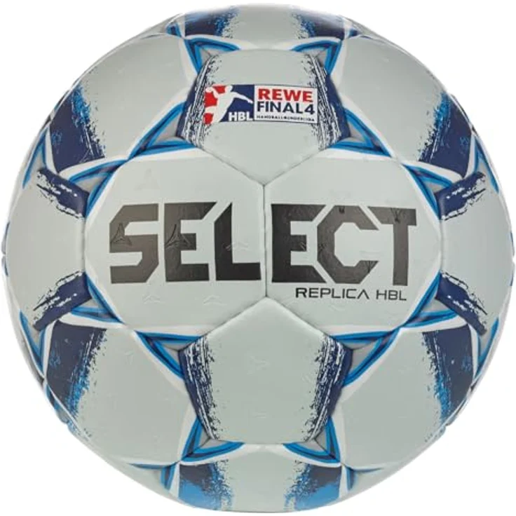 Select Handball Replica HBL v24 Hellblau 3, Trainingsball mit guter Griffigkeit und EHF-APPROVED