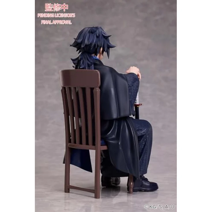 Aniplex Demon Slayer: Kimetsu no Yaiba Statue Giyu Tomioka, detailreiche Sammelfigur aus PVC, 16 cm, in bedruckter Fensterbox – Bild 2