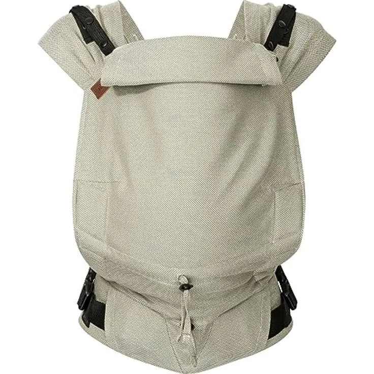 Hoppediz Babytrage Primeo, Bauch- und Rückentrage aus 100 % Bio-Baumwolle, ab Geburt (2,5 kg), einstellbar, von Trageschulen entwickelt