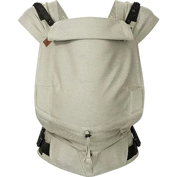 Hoppediz Babytrage Primeo, Bauch- und Rückentrage aus 100 % Bio-Baumwolle, ab Geburt (2,5 kg), einstellbar, von Trageschulen entwickelt – Bild 1