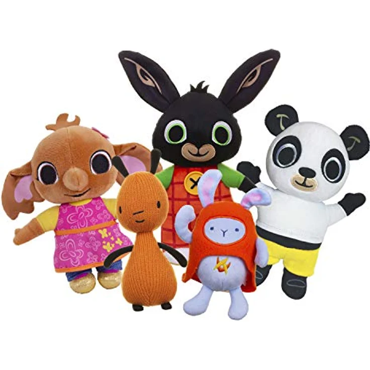 Bing & Freunde Plüschtier-Set, Kuscheltiere der Kultserie für Kinder, superweiche Materialien, saubere Verarbeitung – Bild 2
